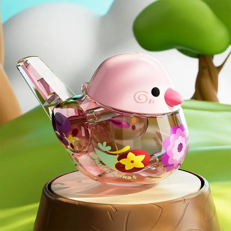Fun Water Bird Whistle for Infants and Children Toys, Bird's Call for Babies,  Add Water to Whistle for Training Musical Instrument