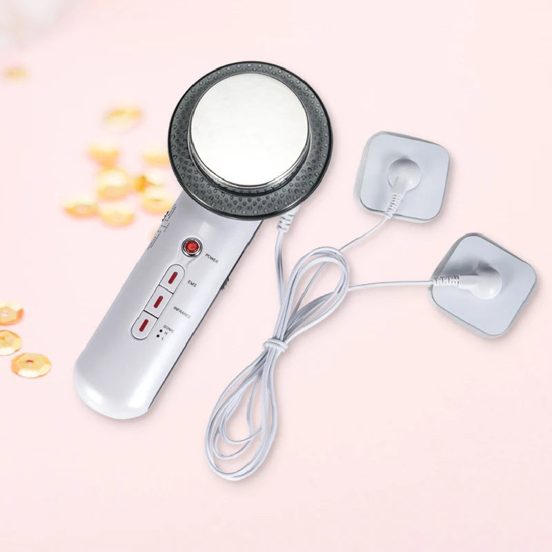 Ultrasonic 3 In 1 Infrared EMS Cavitation Facial Lifting and Body Slimming Weight Loss Massager Galvanic Lipo Fat Burner Machine