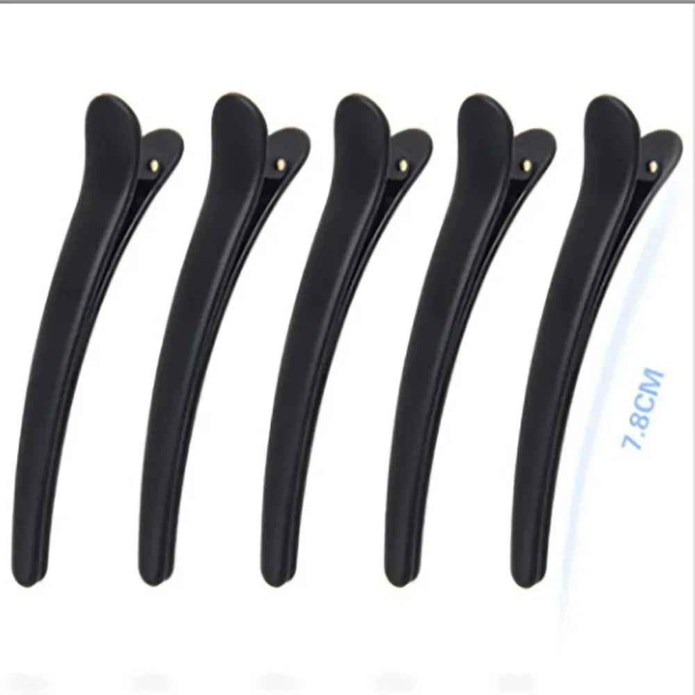 Convenient Plastic Edge Hair Pins Clips 10pcs Set Accessories Fish Beak Clip Hair and Duck Beak Clip Hairpin Plus Size 8cm Hair Styling Tools