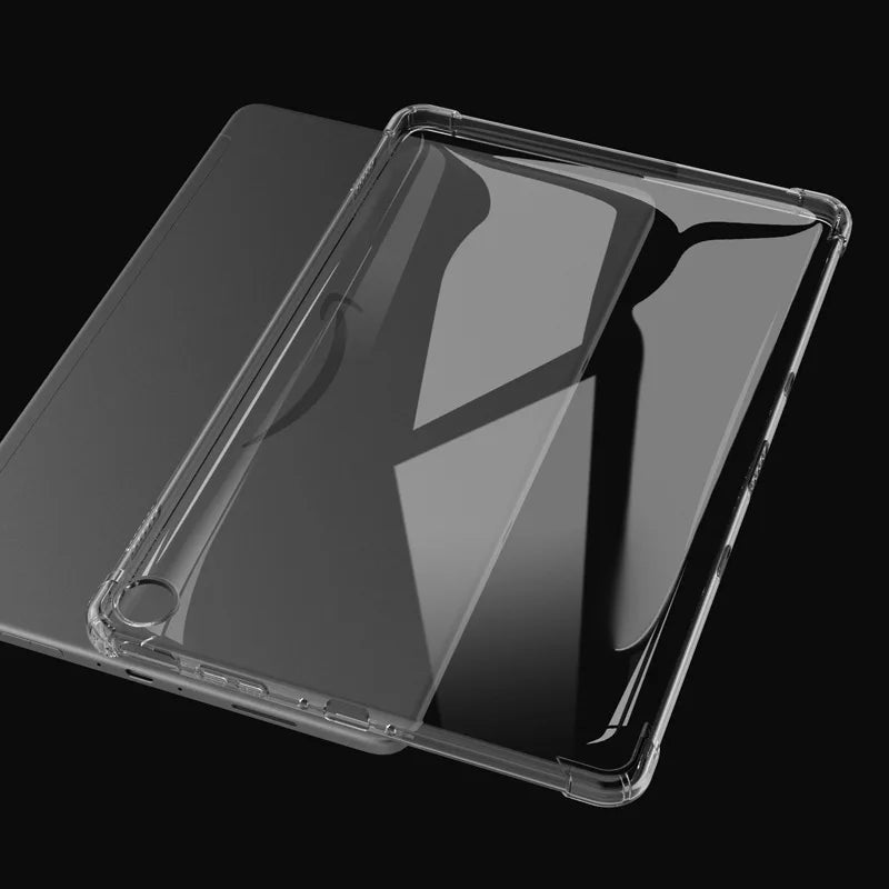 Protective Clear Soft Silicone Case for Amazon Fire Max 11 inch Transparent Slim Back and Edges Tablet Cover