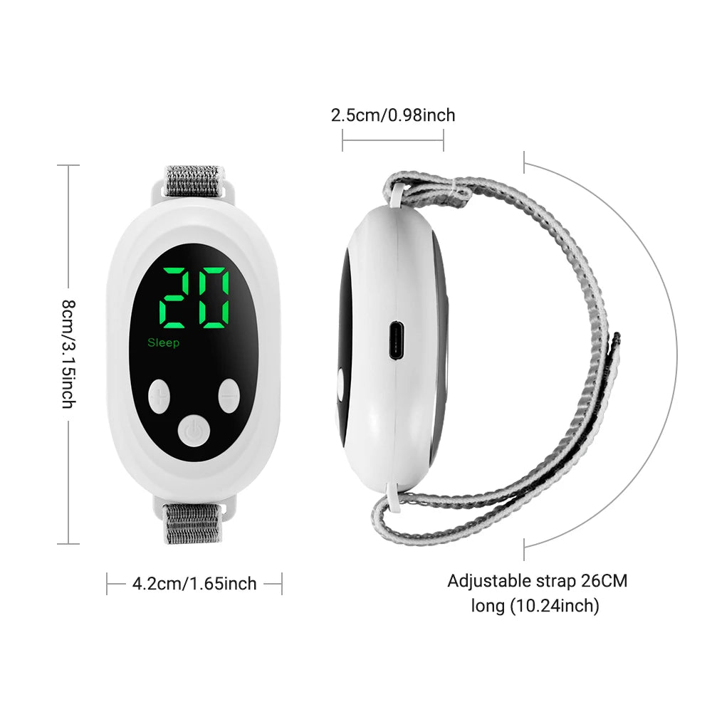 Smart Micro-Current Handheld Sleep Aid Instrument Relieves Stress Anxiety Insomnia Improves Sleep Palm Pulse Sleep Helper