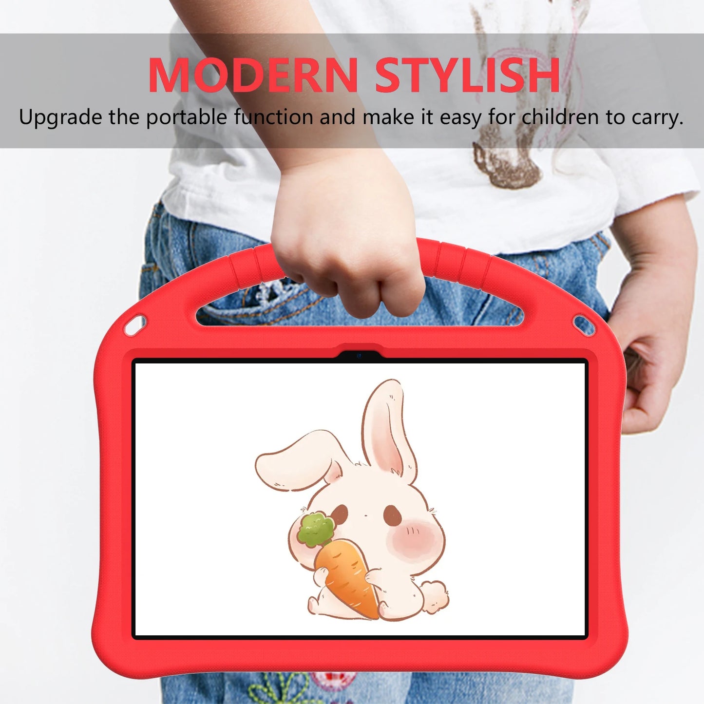 Durable EVA Handle Case for Acer Iconia Tab P10 10.4" Inch Tablet PC Kids Safety Shockproof Cover with Rear Kickstand
