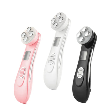 Anti-Wrinkle 5-IN-1 RF Radio Frequency Skin Lifting Tighten Face Massager Electroporation LED Photon Beauty Skin Care Device