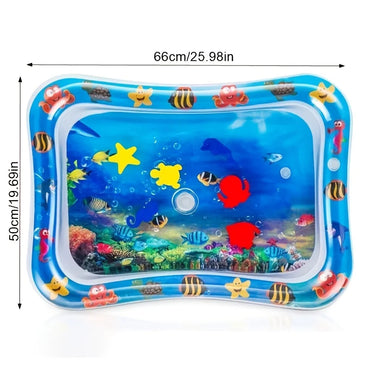 Inflatable Tummy Time Mat Premium Baby Water Play Mat for Infants and Toddlers Baby Toys Sensory Development, Strengthen your Baby's Muscles