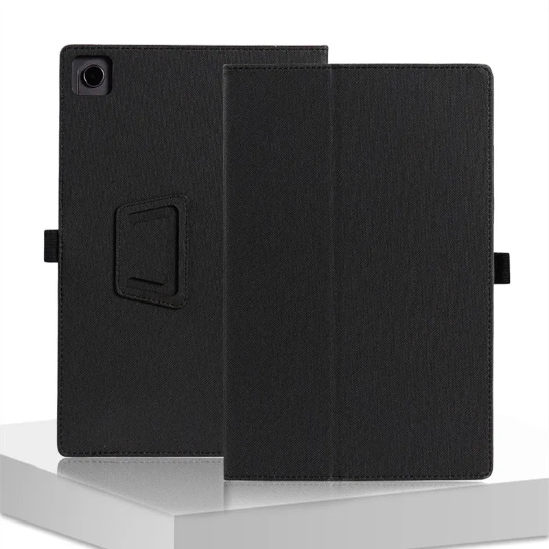 Luxury Leather Folio Stand Case for Motorola Moto Tab G62 10.6" Tablet PC Magnetic Cover with Hand Strap