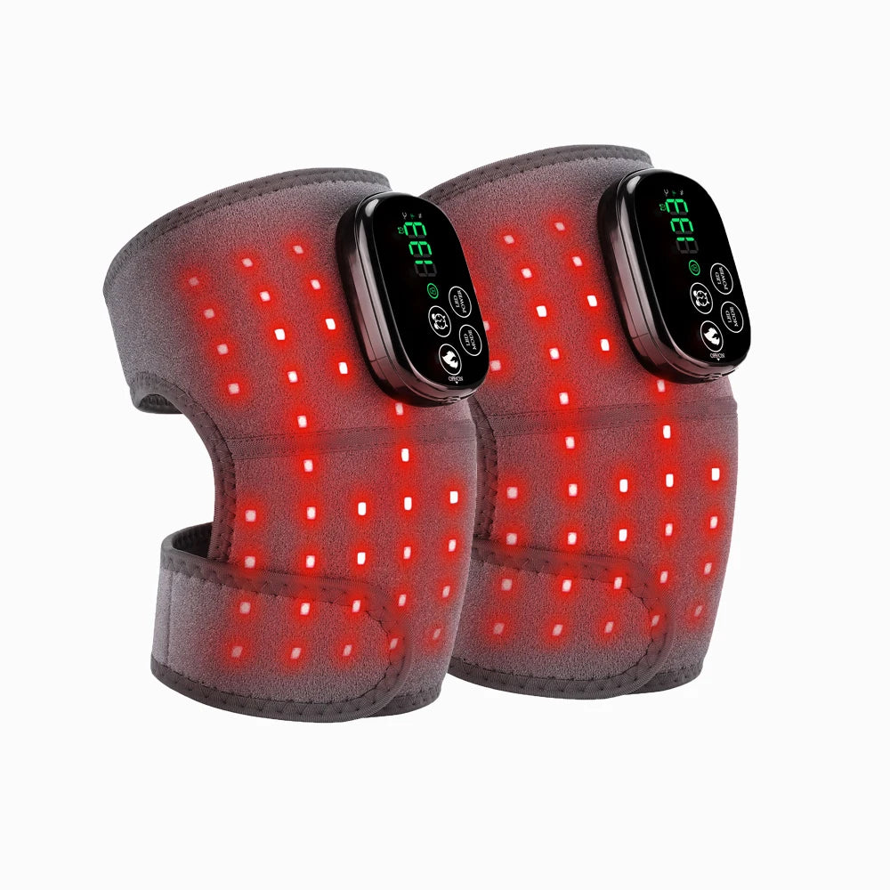Red Light Heating Multifunctional Infrared LED Electric Vibration Knee Massager Knee Pad Leg Joint Brace Strap