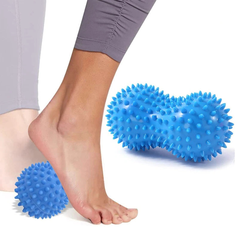 Deep Tissue Massage Roller Ball, Double Lacrosse Peanut Shape Massage Ball, Muscle Relaxation Physical Therapy Myofascial Release 1pc