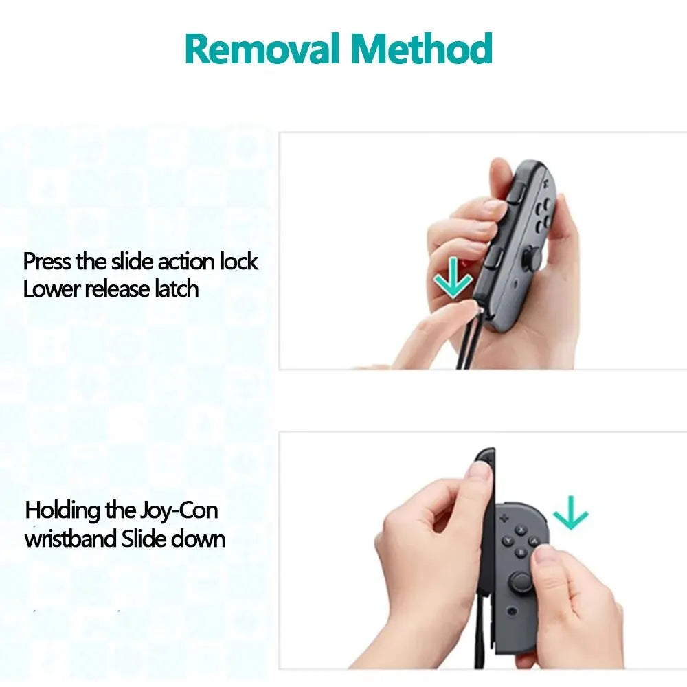 Wrist Strap Compatible with Nintendo Switch & OLED Gamepad Joy-con Controller Hand Rope Video Games Accessories