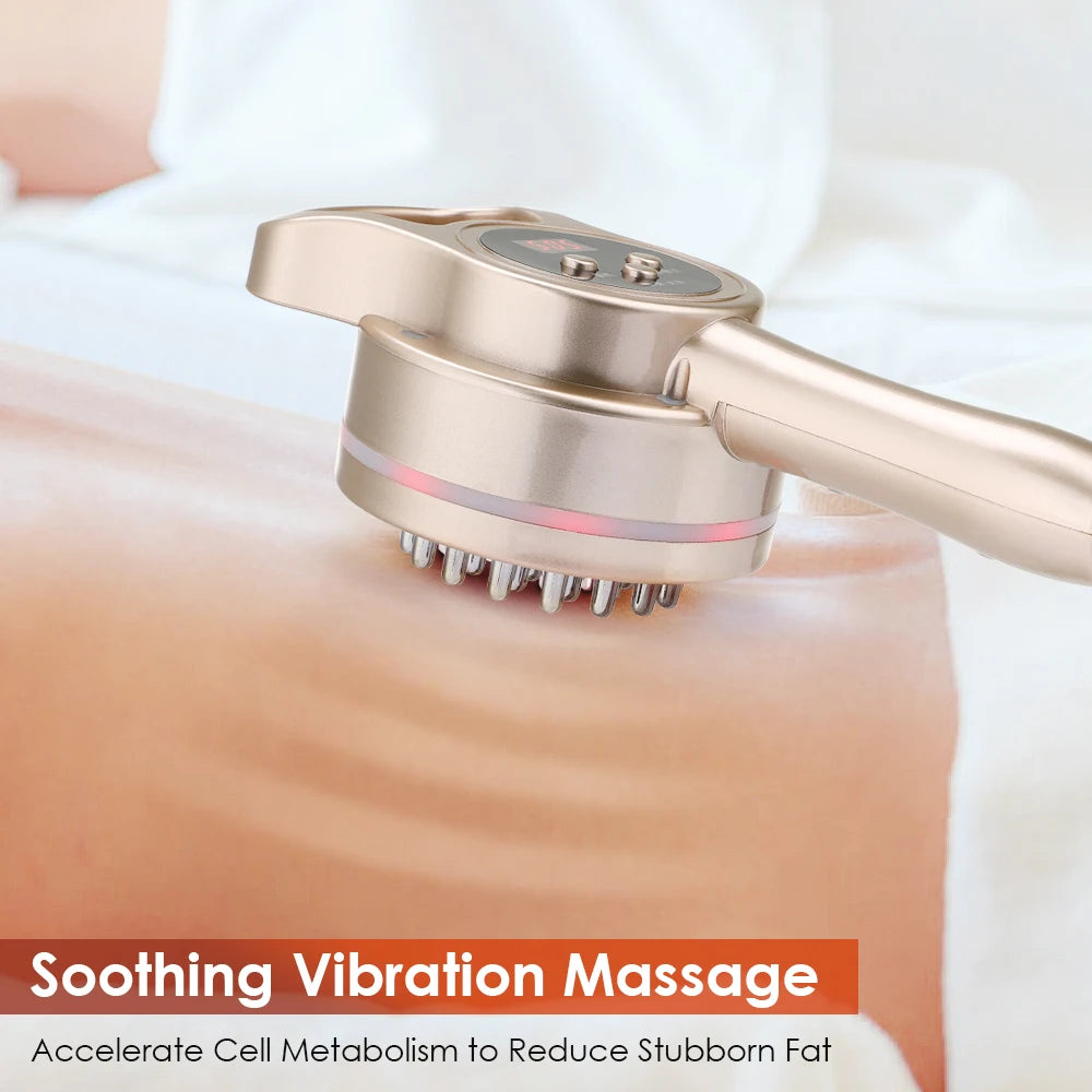 Anti Cellulite Electric LED Fat Burner Heating and Slimming Massager Body Shaping Health Care Meridian Brush