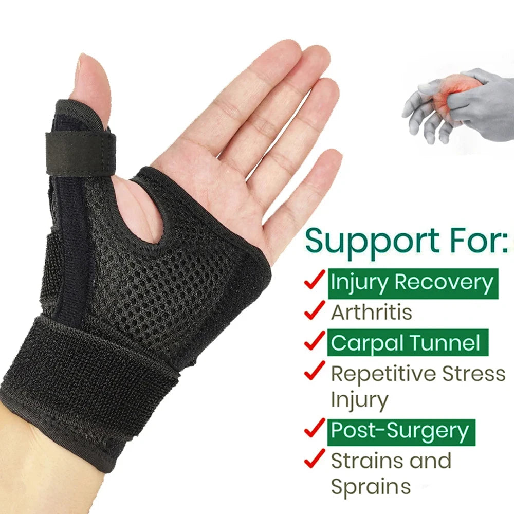 Thumb Wrist Strap Brace Splint for Recovery, Support, and Arthritis Right and Left Hand Spica Splint Guard
