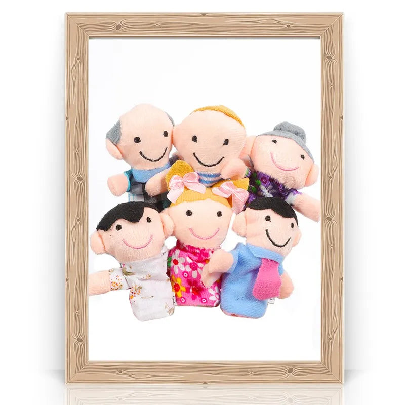 Hand Doll Finger Puppets for Baby Children Story Early Education Soothing Cartoon Doll Plush Toys
