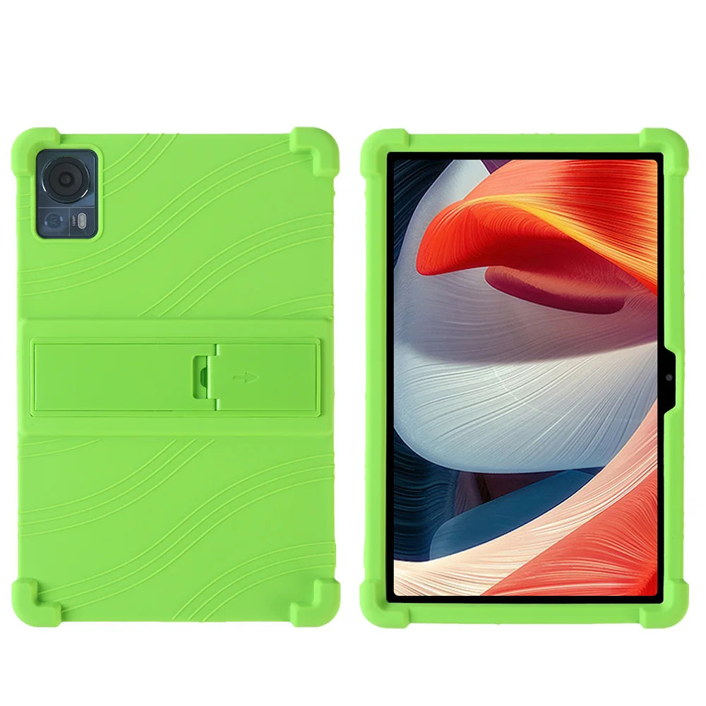 Shockproof Soft Silicone Stand Case for HTC A104 10.36" Tablet Protective Shell Cover