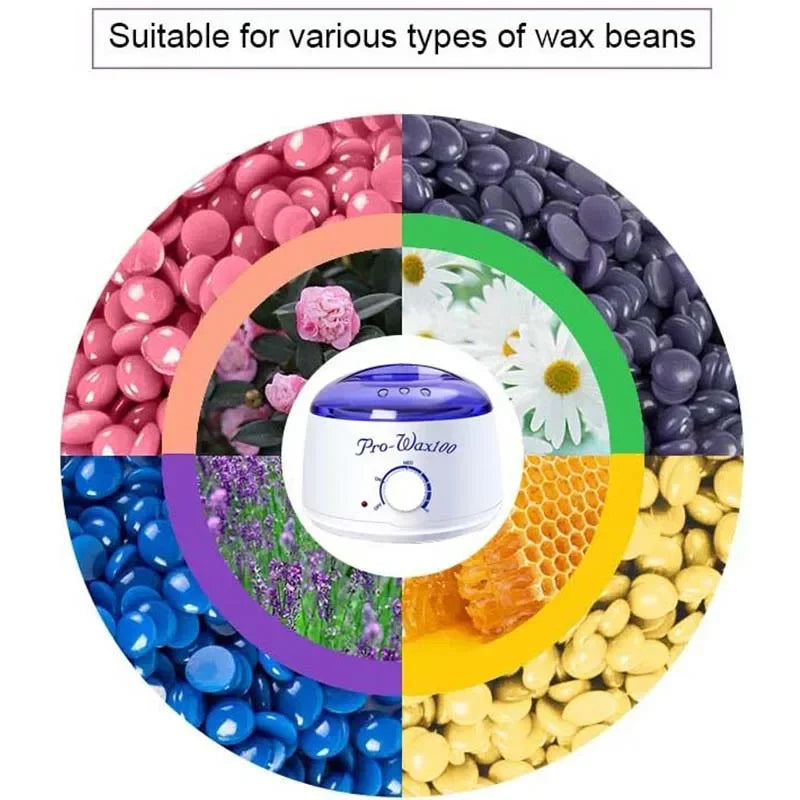 Professional Smart Hair Removal Wax Melting Machine for Hand Foot Body Spa Wax Paraffin Heater Personal Care Device