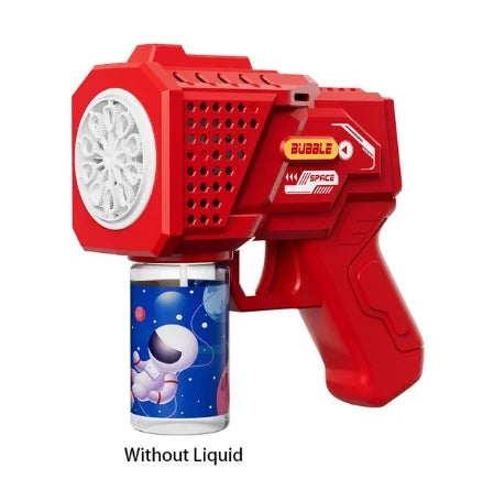 Automatic Unicorn Electric Bubble Gun Toy Fun Bubble Machine Automatic Soap Blower with Lights for Children Entertainment