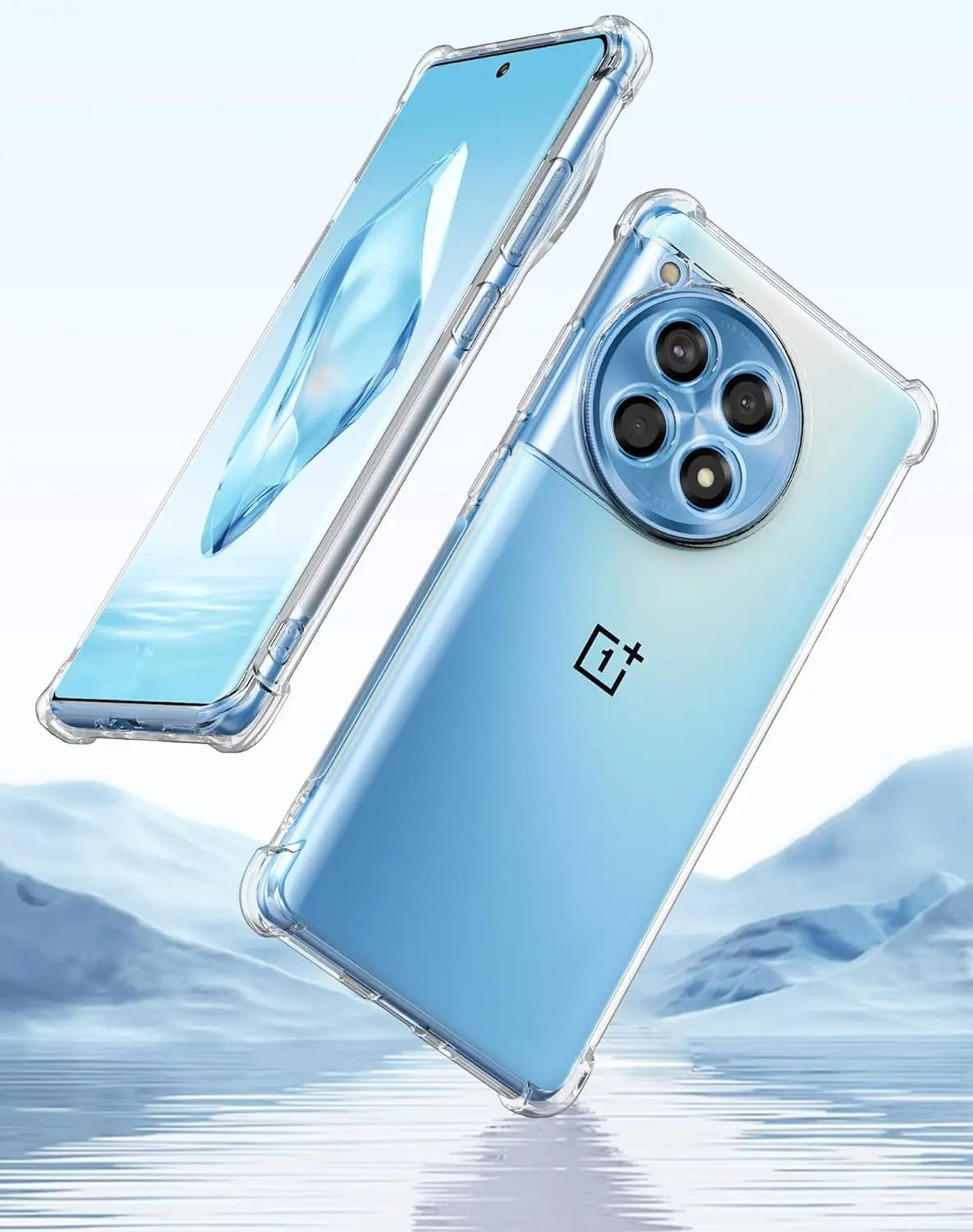 Clear TPU Silicone Phone Case for OnePlus 12 12R 11 11R 10 Pro 10T Shockproof Protective Cover