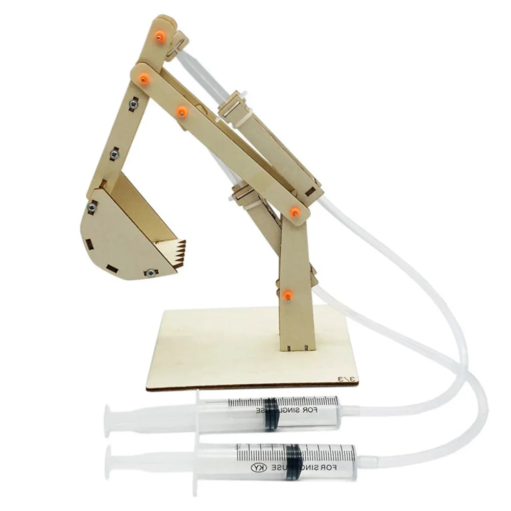Physics Kids DIY Science Educational Toys Scientific Experiment Kit Hydraulic Lift Table Model School STEM Projects