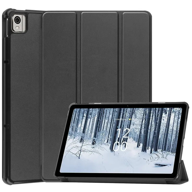 Protective Slim Leather Case for Nokia T21 T20 10.4" inch Tablets Tri-Folding Stand Magnetic Flip Cover