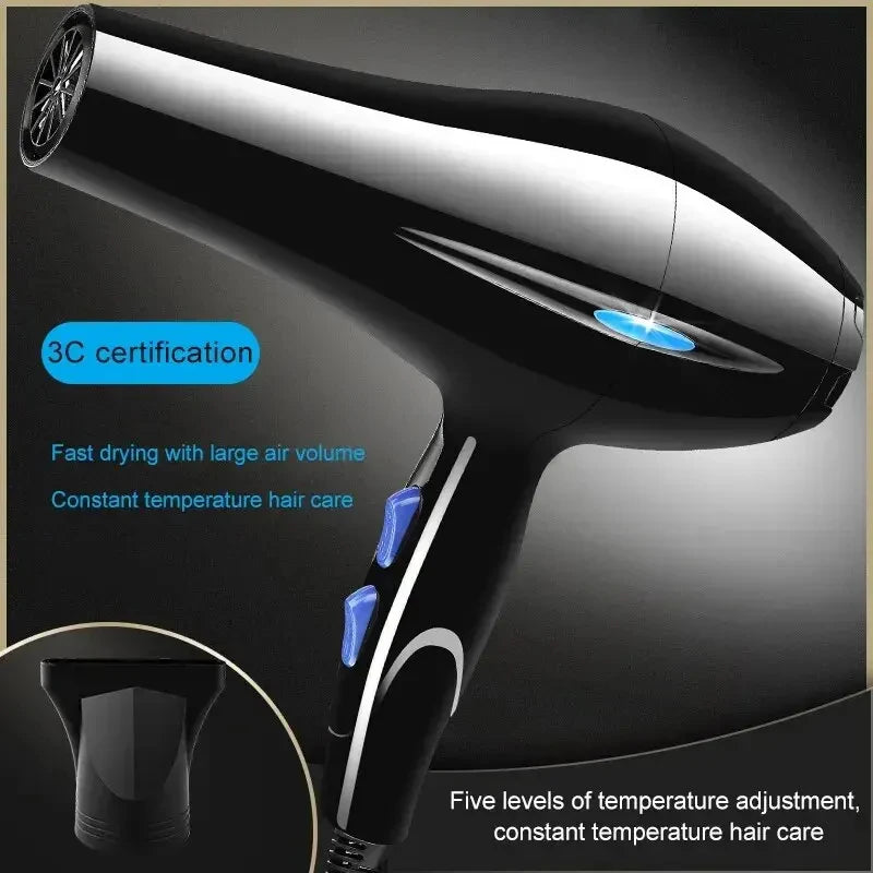 Essential Negative Ion Hair Dryer for Home and Travel Constant Temperature Hair Care Without Hurting Hair Light and Portable Blow Dryer