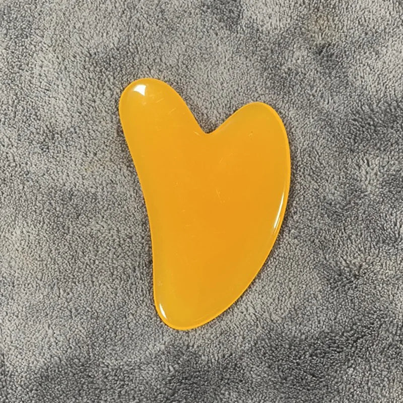 Heart Shape Resin Gua sha Massage Scraper For Eyes Face Massager Acupoint Face Eye Care SPA Massage Tool