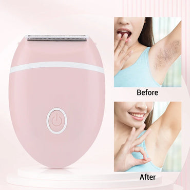 3 in 1 Mini Women's Washable Electric Shaver Razor Hair Removal Device for Whole Body Leg Armpit Intimate Area