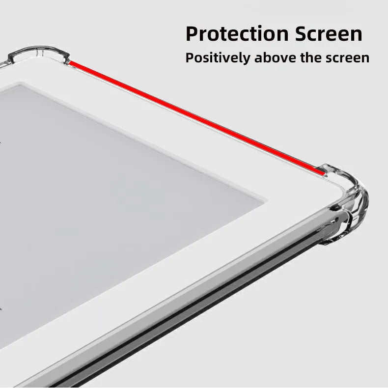 Durable Transparent Silicone Case for Amazon Kindle Paperwhite 11 3 2 1 E2110th 7th 6th 5th Generation 6inch Cover
