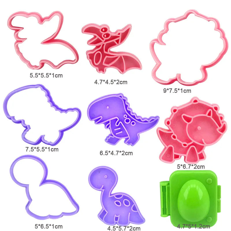 Children DIY Play Dough Plasticine Mold Modeling Clay Accessories Tool Kit Plastic Set Knife Molds Kids Educational Toys
