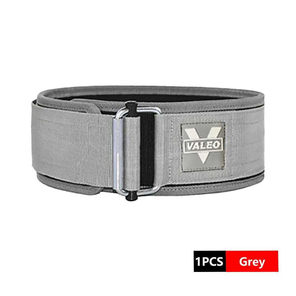 Adjustable Quick Locking Weightlifting Nylon Waist Back Belt for Men and Women Deadlifting Squatting Lifting Gym Powerlifting Back Support