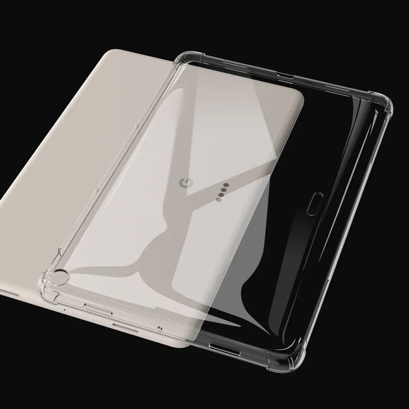 Durable Transparent Soft Silicone Case for Google Pixel Tablet 11 inch Protection Shockproof Shell Skin Cover