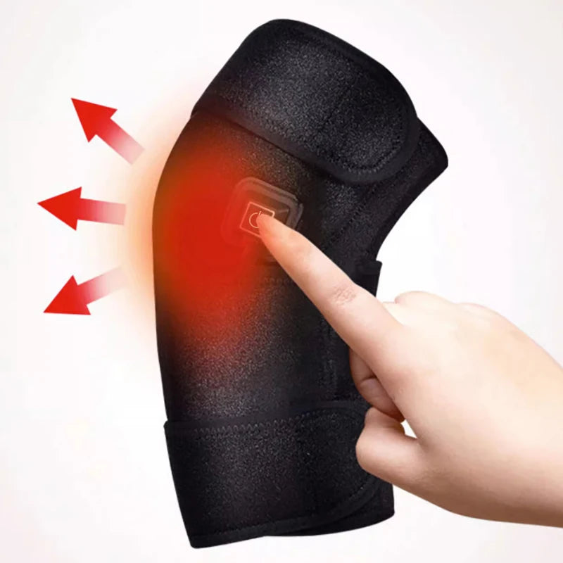 Electric Heating Knee Pad Protection Joint Care Device with One Click Adjustment Three Temperature Levels