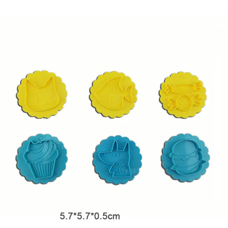 Children DIY Play Dough Plasticine Mold Modeling Clay Accessories Tool Kit Plastic Set Knife Molds Kids Educational Toys