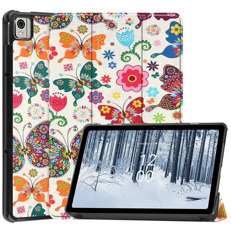 Protective Slim Leather Case for Nokia T21 T20 10.4" inch Tablets Tri-Folding Stand Magnetic Flip Cover