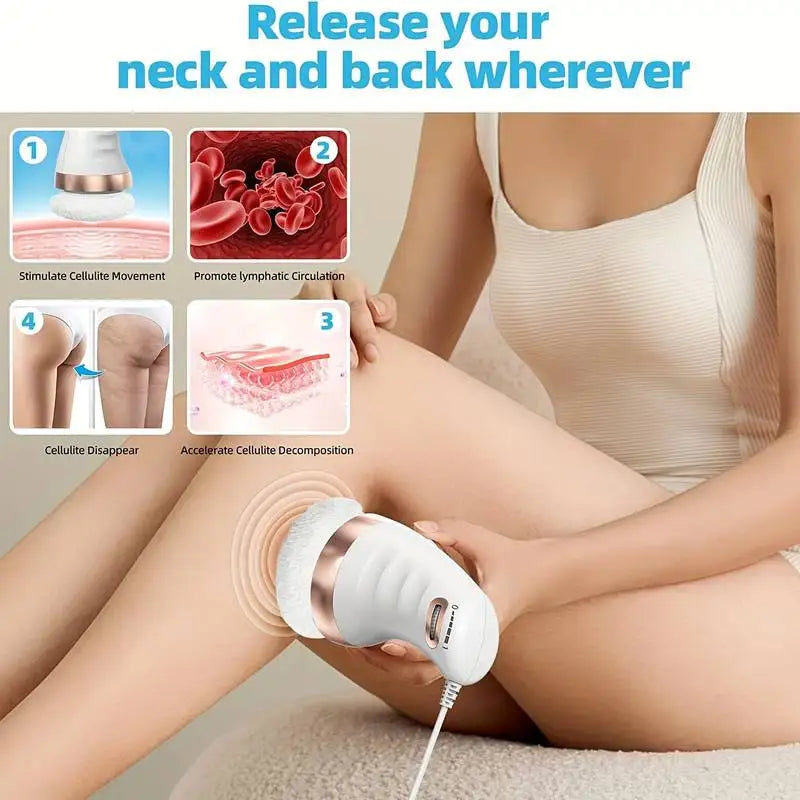 Electric Body Sculpting Fat Burner Anti Cellulite Massager Machine Body Slimming Weight Loss Skin Lifting Beauty Care Device