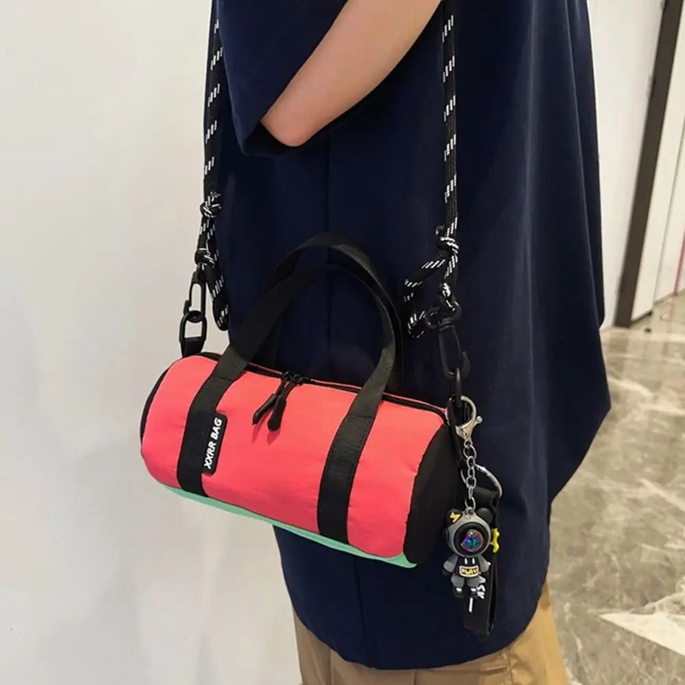 Multicolor Modern Nylon Pillow Style Messenger Bag for Women Ladies Men Unisex Convenient Leisure Commuting Crossbody Shoulder Bag