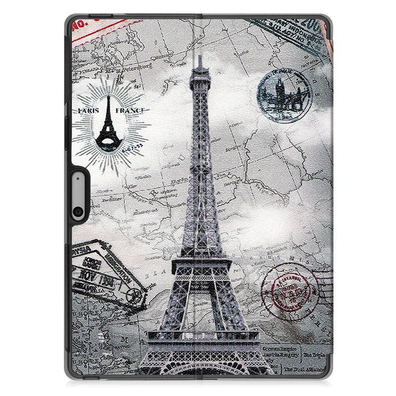 Durable Polycarbonate Plastic Case for Microsoft Surface Pro 11 10 9 Case 13 Inch Flip Stand Hard PC Back Tablet Cover