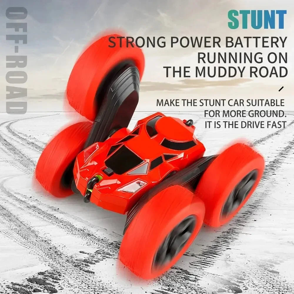 RC Stunt Double Sided Flip Cars 2.4G Remote Control 360 Degree Rotation Off Road Drift RC Car Toys For Kids Adults