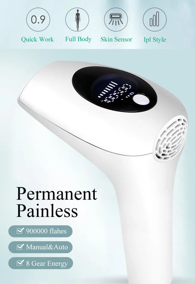 Whole Body Professional Permanent Hair Removal Laser Depilator IPL for Home Use Personal Care Device