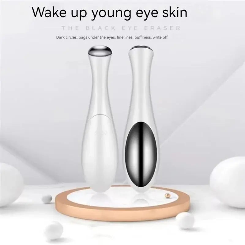 Portable Electric Eye Bags Fine Lines Remover Anti Wrinkle Massager Beauty Instrument Exquisite Eye Skin De-Bagging De-Watering Reduce Fine Lines Care Tool