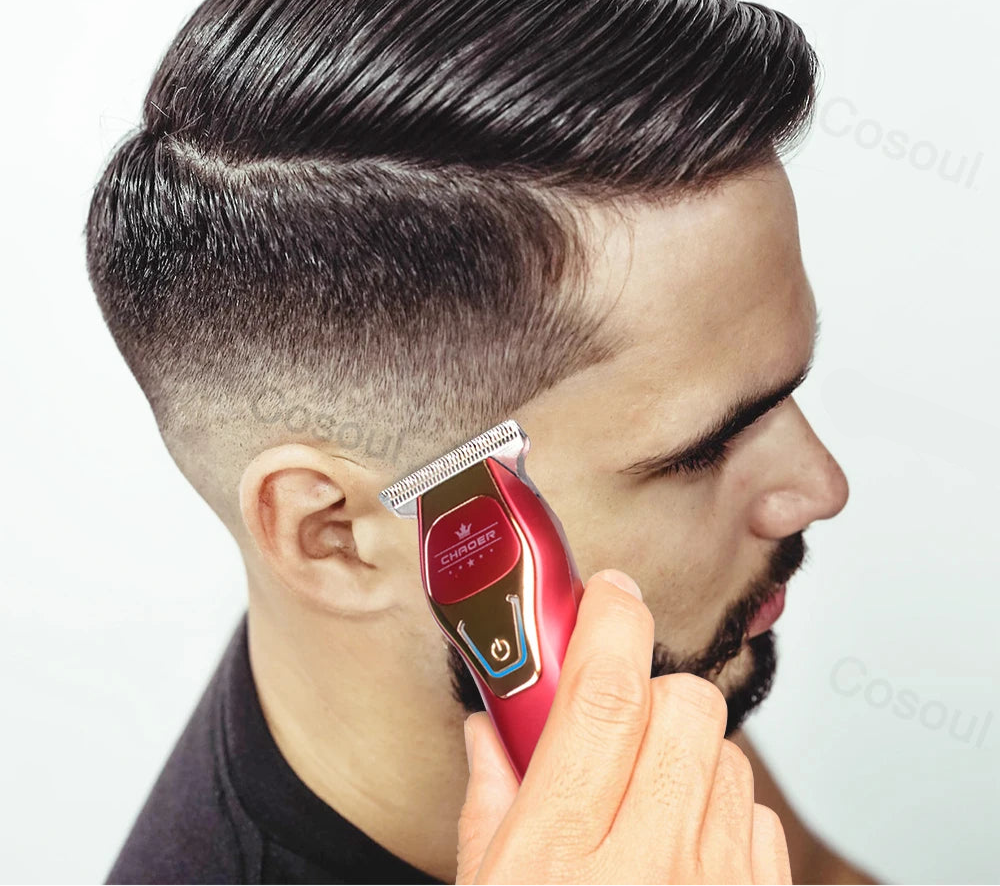 Mini Portable Electric Hair Trimmer Clipper Small Head and Beard Shaver Barber Style Tool for Haircuts and Trimming