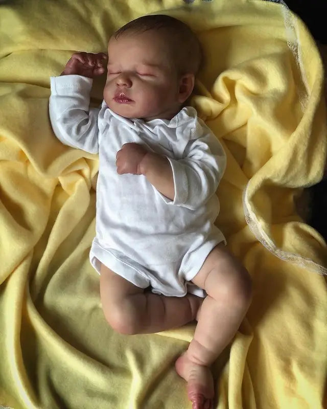 Realistic Finished Silicone Vinyl Cloth Body Reborn Doll LouLou Bebe Handmade Toy For Girls Gift 50cm