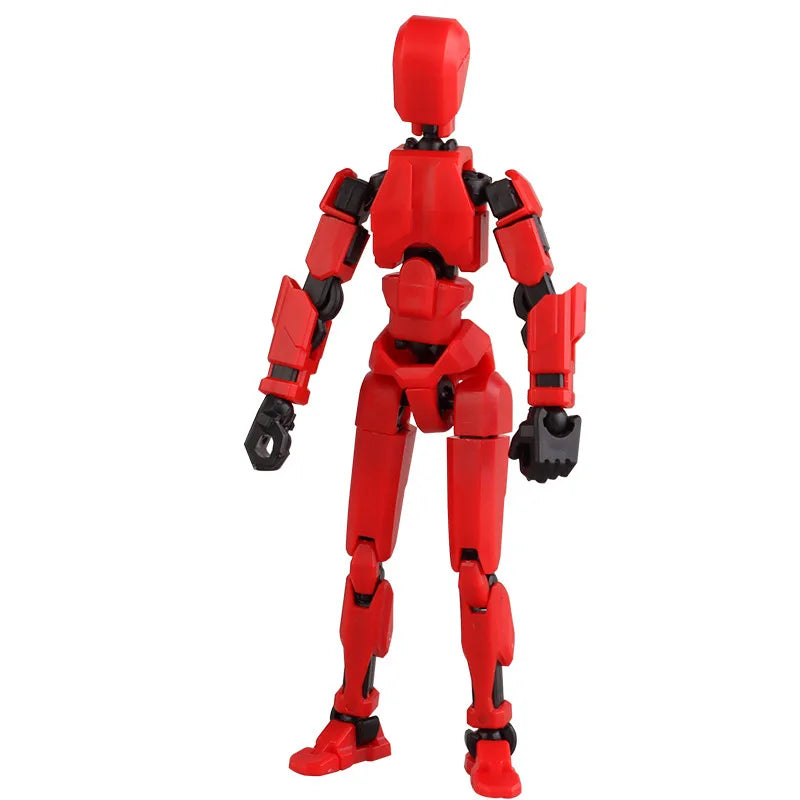 Multi-Joint Movable Action Figures Shapeshift Robot 3D Printed DIY Assemble Mannequin Dummy 13 Toys for Kids Adults Parent-children Games Gifts