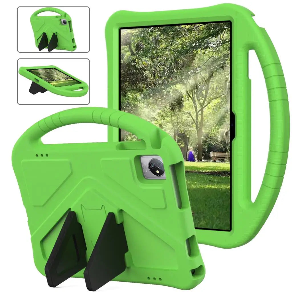 Durable EVA Handle Case for Motorola Moto Tab G70 11.0 inch Tablet PC Kids Safety Shockproof Cover with Rear Kickstand