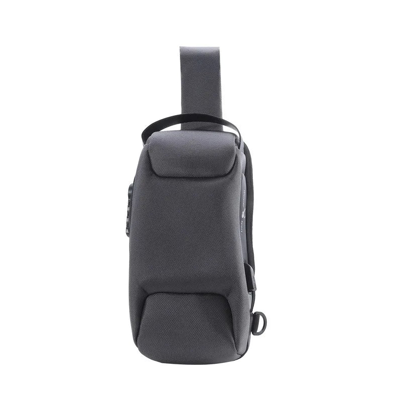 Anti-Theft Men's USB Crossbody Satchel Shoulder Bags Oxford Cloth Waterproof Multifunctional Travel Messenger Chest Waist Bag