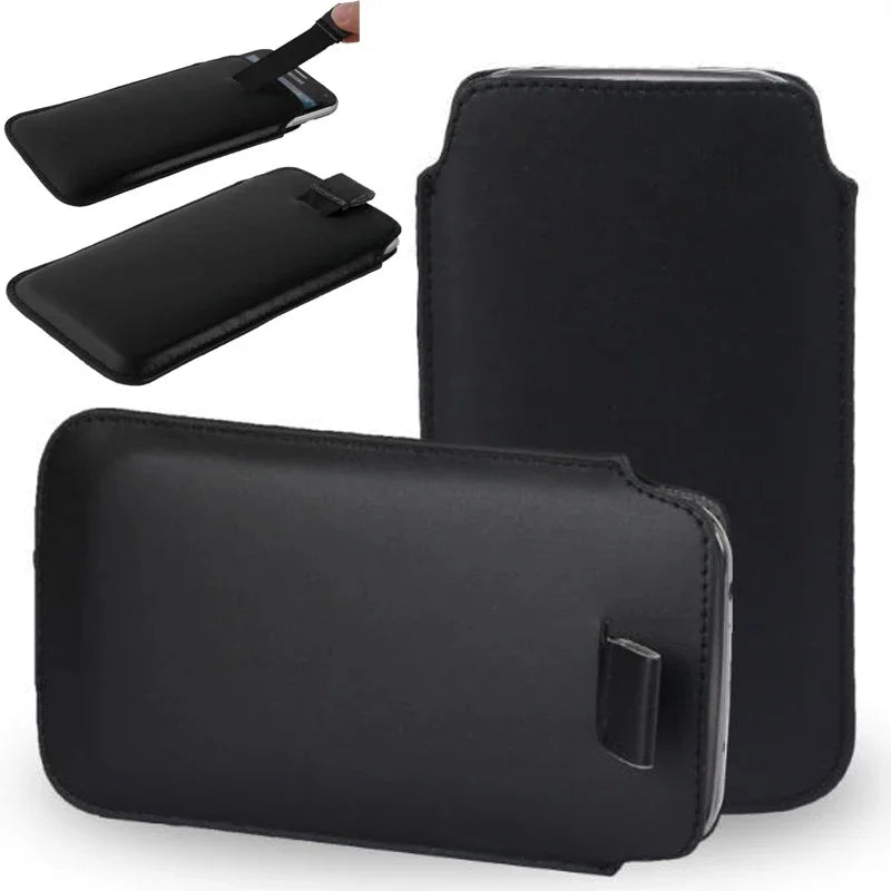 Luxury Leather Phone Sleeve Bag Case for BlackBerry Motion Aurora DTEK60 Leap DTEK50 Protective Cover