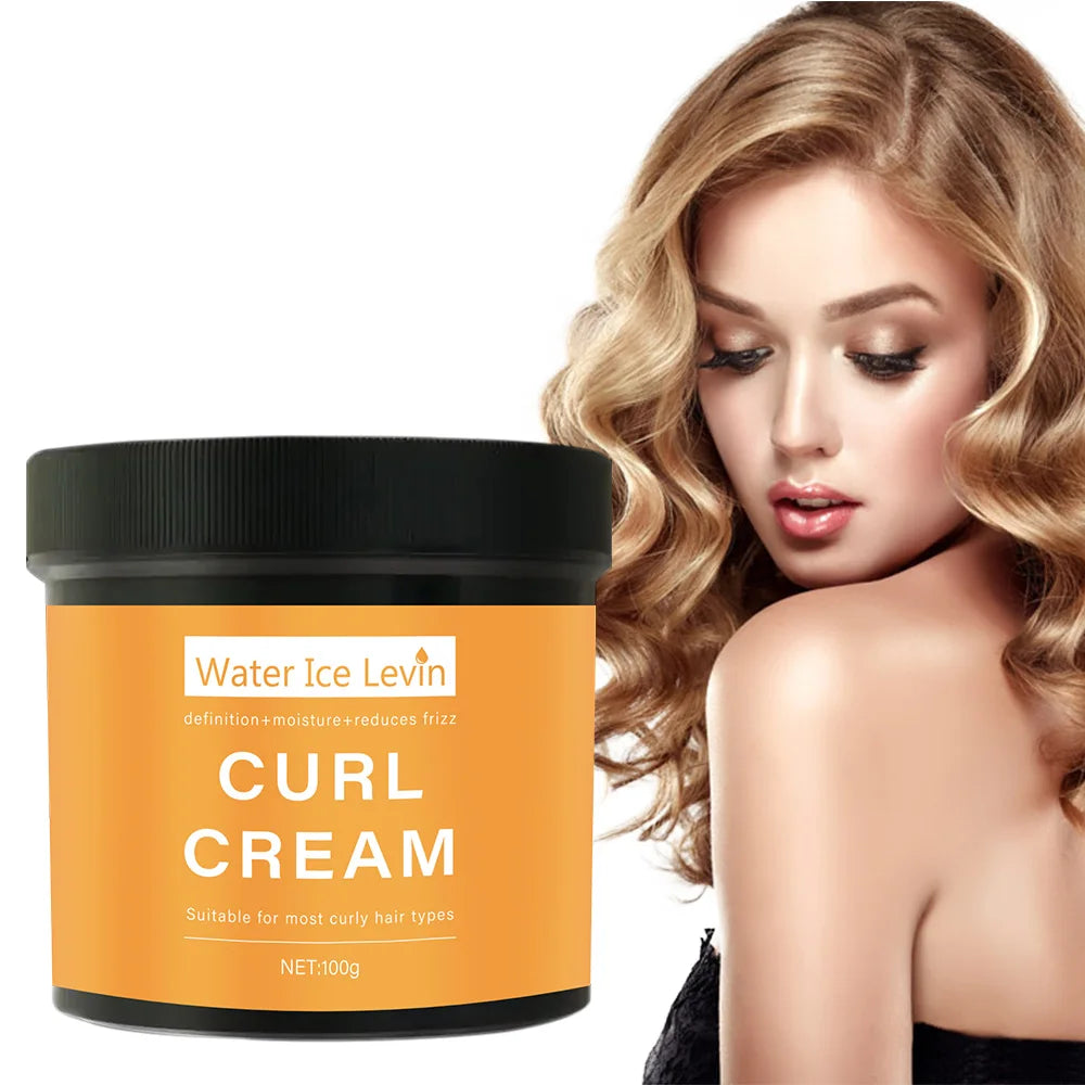 Exquisite Quick Repair Curl Hair Cream Mask for Curly Hair Soft and Smooth Shiny Deep Moisturizing Damaged Hair Care 100g