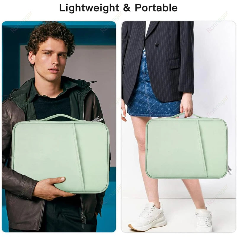 Elegant Tablet Sleeve Bag Case for Samsung Galaxy Tab S10 S9 FE Plus 11" 12.4" A9 S8 S7 Plus S6 Lite Pouch