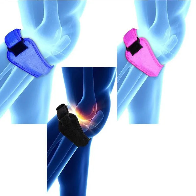 Adjustable Knee Strap Patellar Tendon Brace Pressurized Protector Support Slider Pad Rodilla Guard Tennis Running
