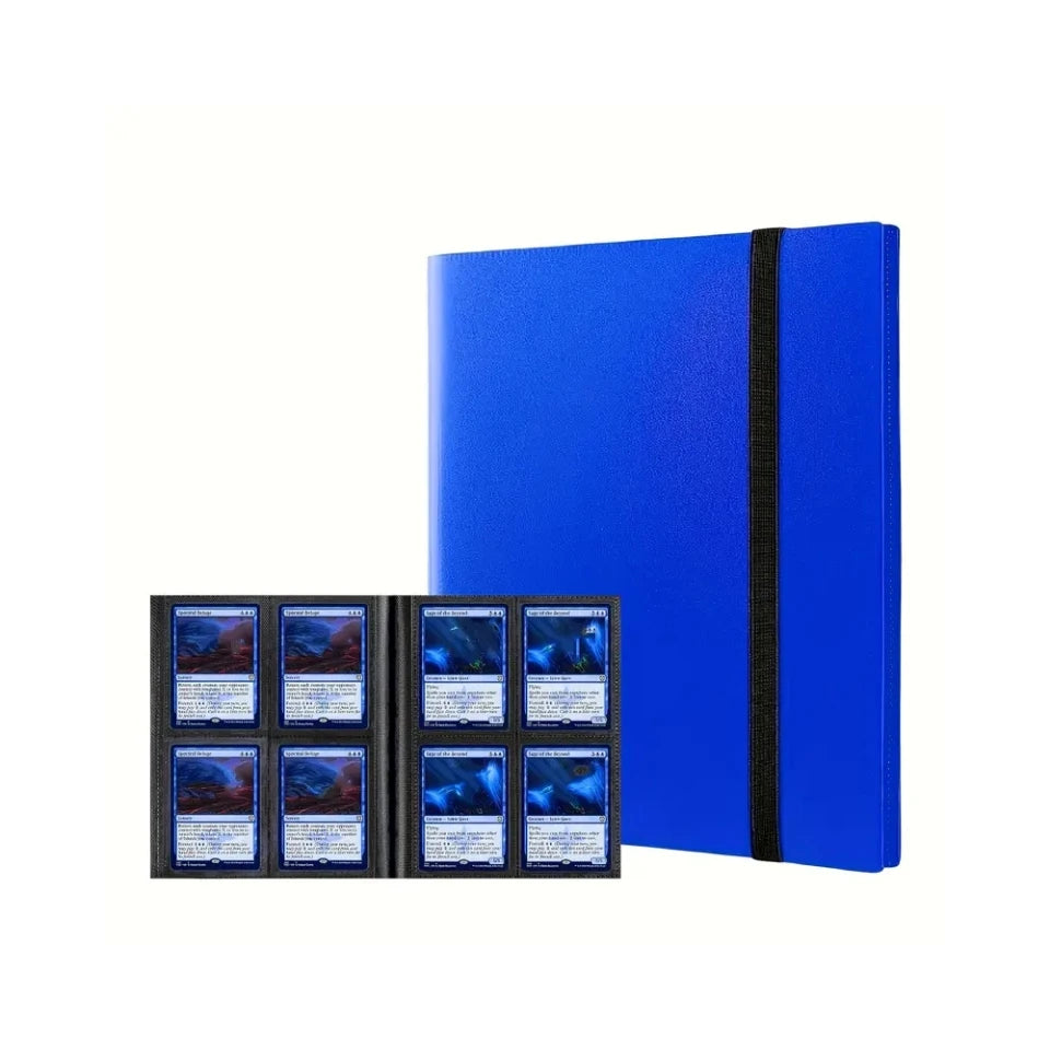 Extra Large 160 Pocket Trading Card Binder Durable PP Material Protective Album for Game, Trading and Collectible Cards