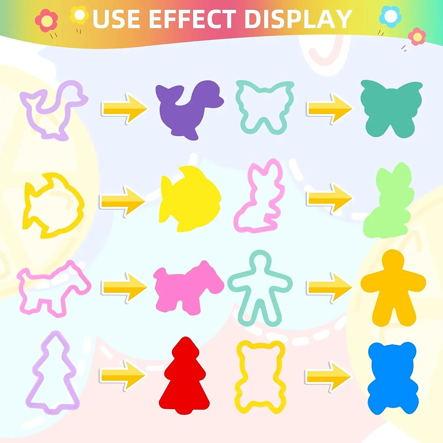 Children DIY Play Dough Plasticine Mold Modeling Clay Accessories Tool Kit Plastic Set Knife Molds Kids Educational Toys