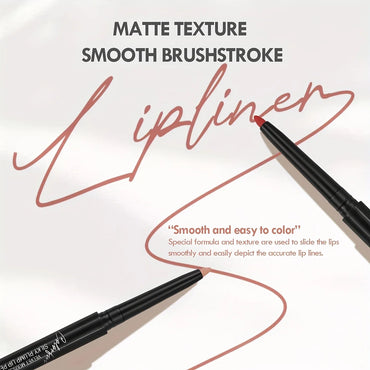 Long Lasting Lip Liner Pencil Lipstick Matte Smooth Waterproof Lipliner Non-stick Cup Lipstick Pen Beauty Makeup