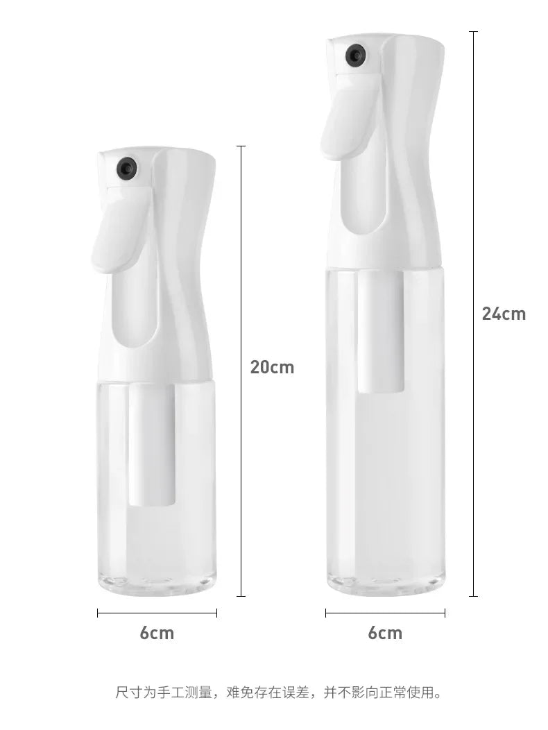 Automatic Continuous Mist Hair Spray Bottle Watering Can Refillable Bottles Salon Barber Water Sprayer Hair Tools